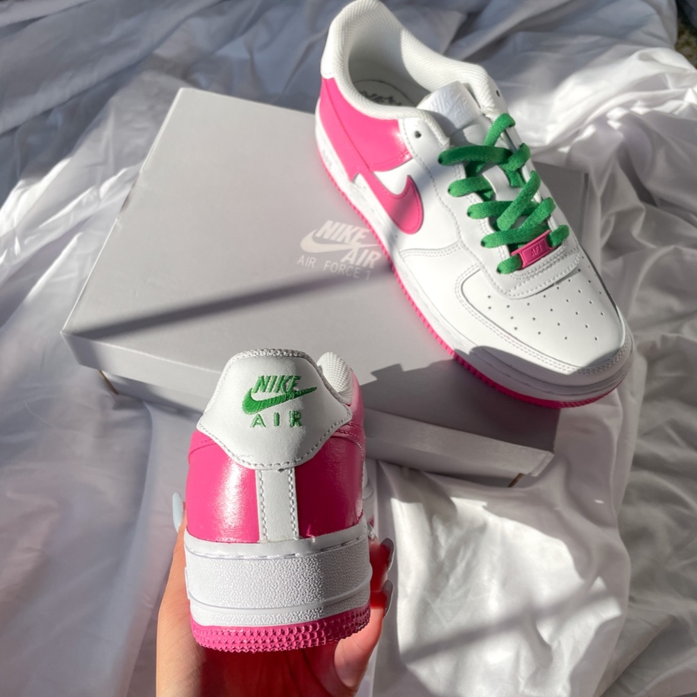 Nike Air Force 1 AKA Watermelon Custom - Picture 7 of 9